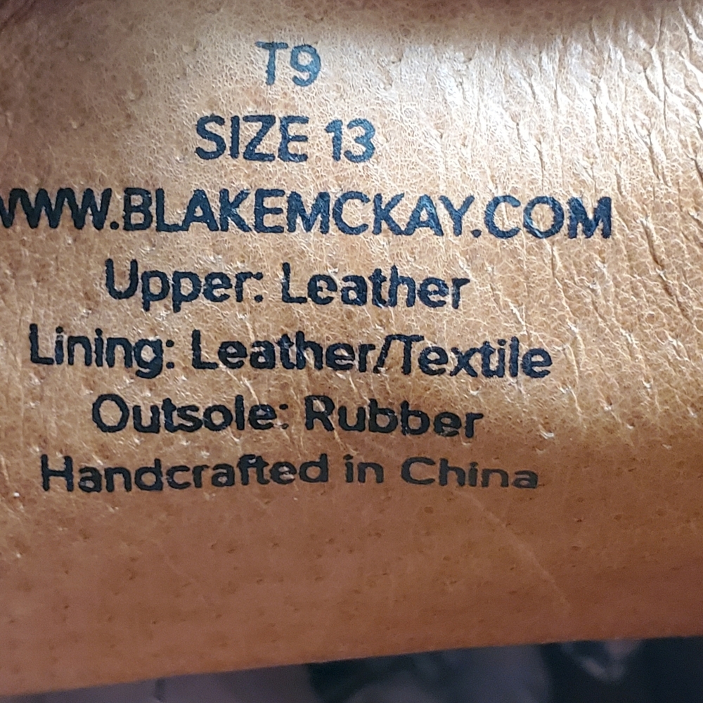 Blake McKay Clark T9 Cap Toe Oxford Black Leather Dress Career Shoe Men Size 13 - Picture 14 of 16